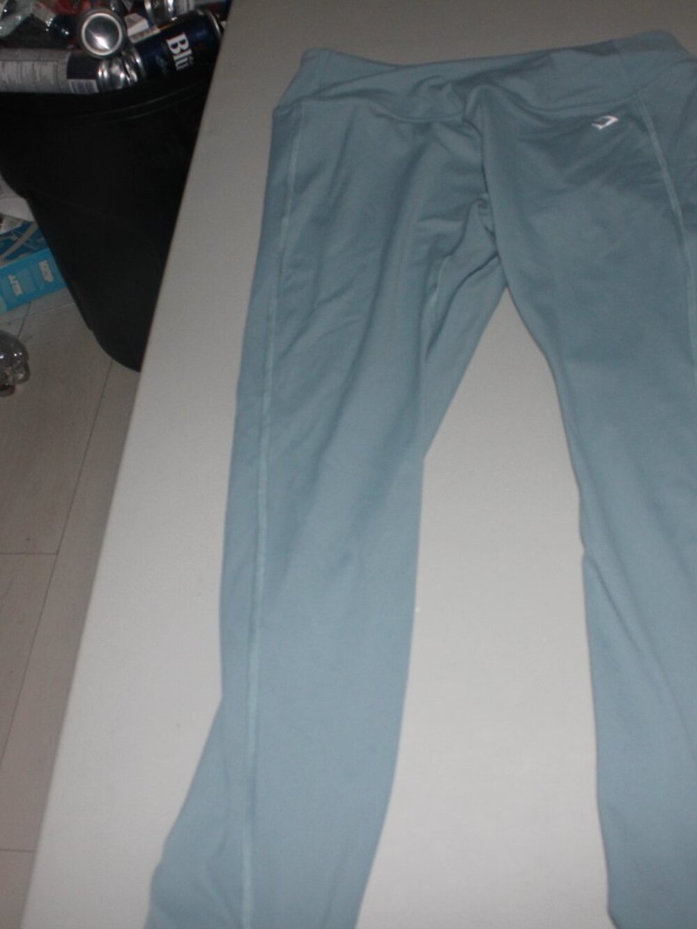 Blue GymShark CrossOver Leggings Size XL